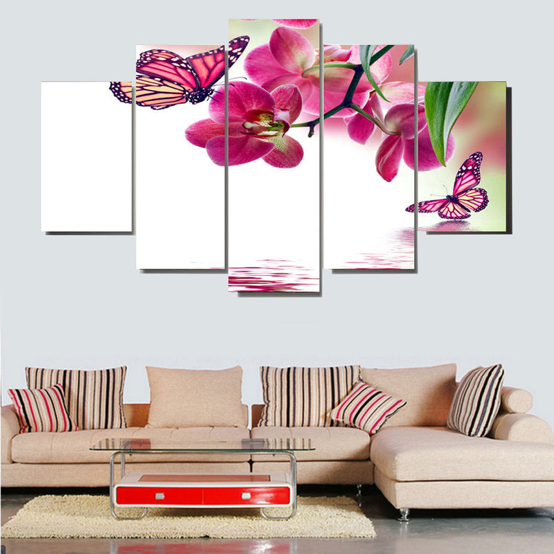 1 Set of 5PCS Canvas Painting for Home Bedroom Cafe Hotel Room Wall Art Wall Decor Paintings 40/60/80cm