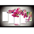 1 Set of 5PCS Canvas Painting for Home Bedroom Cafe Hotel Room Wall Art Wall Decor Paintings 40/60/80cm