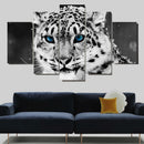 5PCS/Set Canvas Painting for Home Bedroom Cafe Hotel Room Wall Art Wall Decor Paintings Tiger Print Charms 20*30/40/50cm