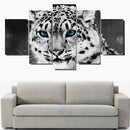 5PCS/Set Canvas Painting for Home Bedroom Cafe Hotel Room Wall Art Wall Decor Paintings Tiger Print Charms 30*40/60/80cm