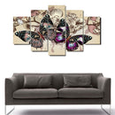 5PCS/Set Canvas Painting for Home Bedroom Cafe Hotel Room Wall Art Wall Decor Printed Paintings 30*40/60/80cm