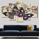 5PCS/Set Canvas Painting for Home Bedroom Cafe Hotel Room Wall Art Wall Decor Printed Paintings 30*40/60/80cm