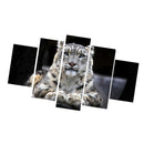 5PCS/Set Canvas Painting for Home Bedroom Cafe Hotel Room Wall Art Wall Decor Paintings White Tiger Print Charms 30*40/60/80cm