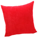 Soft Breathable Square Cushion Case Cover Home Bedroom Sofa Car Throw Cushion Pillow Cover Red