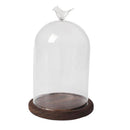 Clear Glass Plant Dry Flower Microlandscape Vase Cover Terrarium Dome with Tray DIY Gift Home Cafe Wedding Decoration
