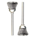 Pack of 36Pieces Rotary Brass Steel Wire Wheel Brush Cup Tool Shank for Drill Rust Weld