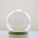 Ball Shaped Glass Cover DIY Plant Dry Flower Display Terrarium Microschaft Fairy Garden Container Decor