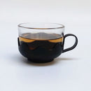 Heat Resistant Clear Glass Flower Kung Fu Teapot 4pcs Teacups Set with Steel Infuser