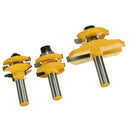 3Pieces 1/2'' Shank Rail & Stile Ogee Blade Cutter Panel Cabinet Router Bits
