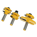 3Pieces 1/2'' Shank Rail & Stile Ogee Blade Cutter Panel Cabinet Router Bits
