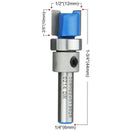 1/4Â”Shank Mortise/Template Flush Trim Cutter Router Bit 1/2''x2/5Â’Â’x 1-3/4Â’Â’