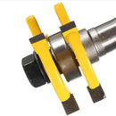 4Pieces Alloy Tongue & Groove and V-notch Router Bit Set For CNC -1/2'' Shank