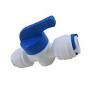 3/8 ''OD Tube Ball Valve Quick Connect Shut Off for RO Water Reverse Osmosis