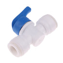 3/8 ''OD Tube Ball Valve Quick Connect Shut Off for RO Water Reverse Osmosis