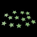 50 Pieces GLOW IN THE DARK STARS Ceiling Wall Glowing Stickers 4.2cm Yellow