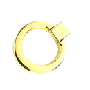 Easy Install Modern Cabinet Drawer Wardrobe Door Hardware Ring Knob Wardrobe Cupboard Pull Handle With 1 Mounting Screw -Gold