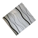 Non-Woven 3D Stripe Curve Wallpaper Roll Backdrop Wall Covering Paper Murals