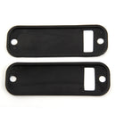 Modern Keyless Digital Push Button Door Lock with Holdback in Satin Chrome