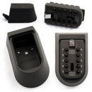 Outdoor Wall Mounted Key Safe Box Secure Lock Combination Push Buttom Code Black 105x65x55mm