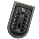 Outdoor Wall Mounted Key Safe Box Secure Lock Combination Push Buttom Code Black 105x65x55mm