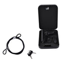 Strong Steel Key Operated Security Money Cash Jewelry Safe Box Home Office Storage Case
