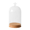 7'' Decorative Clear Glass Apothecary Cloche Bell Jar / Plant Terrarium / Desktop Centerpiece Dome Display Mum Day Favor