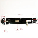 Black Iron Garden Gate Latch Shed Door Tower Barrel Bolt Slide Lock Hardware