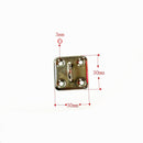 Traditional Hasp and Staple Stainless Steel Gate Door Shed Latch Fasteners Lock Hardware