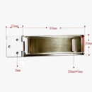 Traditional Hasp and Staple Stainless Steel Gate Door Shed Latch Fasteners Lock Hardware