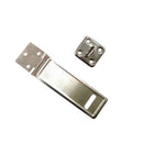 Traditional Hasp and Staple Stainless Steel Gate Door Shed Latch Fasteners Lock Hardware