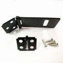 Traditional Hasp and Staple Iron Gate Door Shed Latch Fasteners Lock Hardware Black