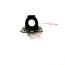 Traditional Hasp and Staple Iron Gate Door Shed Latch Fasteners Lock Hardware Black