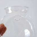 Glass Hanging Vase Bottle Flower DIY Terrarium Container with No Trace Nail