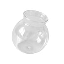 Glass Hanging Vase Bottle Flower DIY Terrarium Container with No Trace Nail