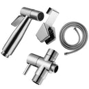 7/8''Brass T-adapter Handheld Bidet Toilet Shattaf Kit Sprayer Wall Bracket House set