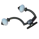 Imitation Ceramic Double Heads Coat Towel Robe Door Wall Closet Hook Hanger