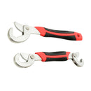 2Pieces Snap Grip 6-32mm Adjustable Wrench Spanner Universal Quick Multi-function Tools