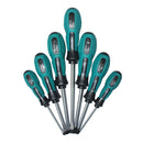 1 Set of 9 Pieces Multi-purpose Screwdriver Set Magnetic Phillips Slotted Convenient Bag Home Repair Hand Tool