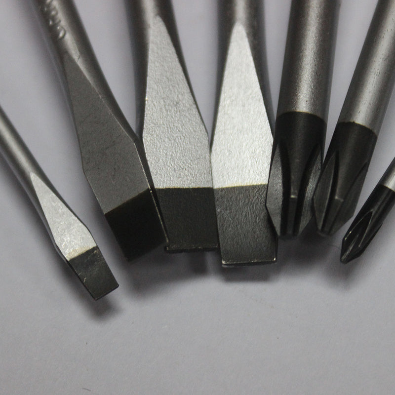 1 Set of 9 Pieces Multi-purpose Screwdriver Set Magnetic Phillips Slotted Convenient Bag Home Repair Hand Tool