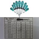 1 Set of 9 Pieces Multi-purpose Screwdriver Set Magnetic Phillips Slotted Convenient Bag Home Repair Hand Tool
