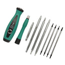10Pieces Screwdriver Set Magnetic Phillips Slotted Double Head Socket Nut Convenient Home Repair Hand Tools Set