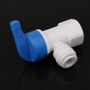 Equal Straight Tube Ball Valve Quick Connect Fitting 1/4-Inch Push in to 1/4-Inch Thread Connector Valve Start RO Water System