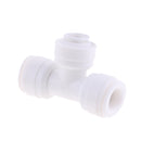 5Pieces Tube Ball Valve Quick Connect Fitting 3 Way 3/8inch 1/4-Inch 3/8inch Push in Connector Valve Start RO Water System