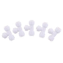 5Pieces Tube Ball Valve Quick Connect Fitting 3 Way 3/8inch 1/4-Inch 3/8inch Push in Connector Valve Start RO Water System