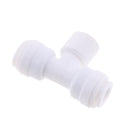 3Pieces Tube Ball Valve Quick Connect Fitting 1/4-Inch Push in to 1/4-Inch Thread 3-Way Connector Valve Start RO Water System