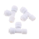 3Pieces Tube Ball Valve Quick Connect Fitting 1/4-Inch Push in to 1/4-Inch Thread Connector Valve Start RO Water System