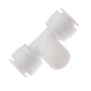 3Pieces Tube Ball Valve Quick Connect Fitting 3/8-Inch Push in 3- Way Connector Valve Start RO Water System