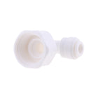 5Pieces Tube Ball Valve Quick Connect Fitting 3/8-Inch Push in to 1/2-Inch Thread Connector Valve Start RO Water System