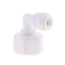 5Pieces Tube Ball Valve Quick Connect Fitting 3/8-Inch Push in to 1/2-Inch Thread Connector Valve Start RO Water System
