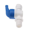 Tube Ball Valve Quick Connect Fitting 1/4-Inch Push in to 1/4-Inch Thread Connector Valve Start RO Water System